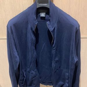 Dylan Gray navy full zip pure cotton